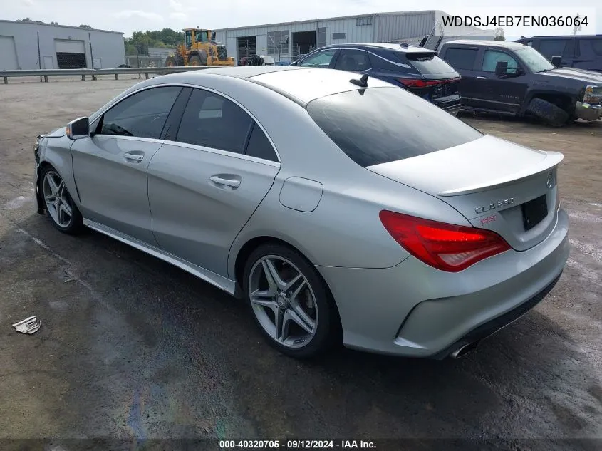 2014 Mercedes-Benz Cla 250 VIN: WDDSJ4EB7EN036064 Lot: 40320705