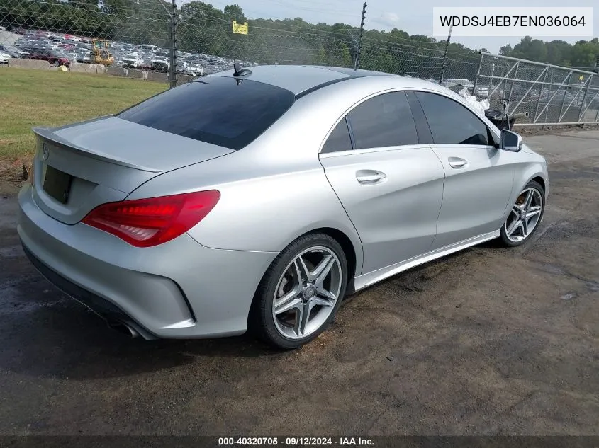 2014 Mercedes-Benz Cla 250 VIN: WDDSJ4EB7EN036064 Lot: 40320705