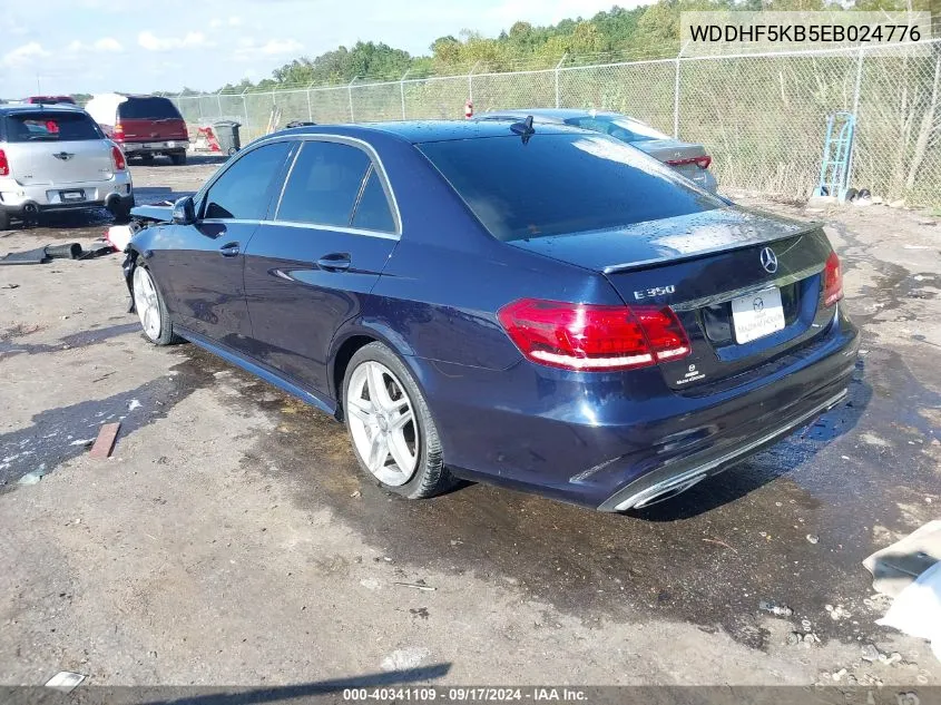 WDDHF5KB5EB024776 2014 Mercedes-Benz E 350