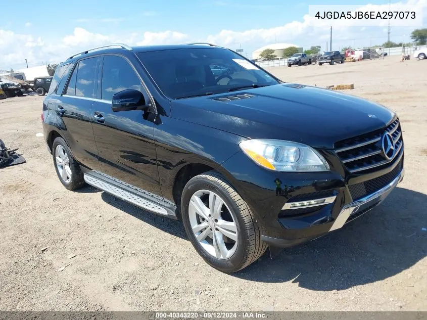 2014 Mercedes-Benz Ml 350 VIN: 4JGDA5JB6EA297073 Lot: 40343220