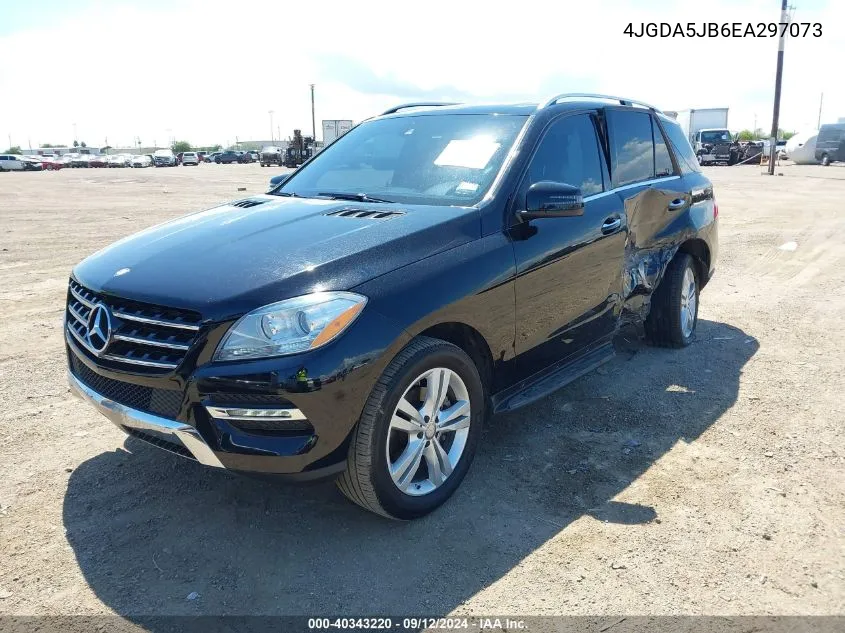 2014 Mercedes-Benz Ml 350 VIN: 4JGDA5JB6EA297073 Lot: 40343220