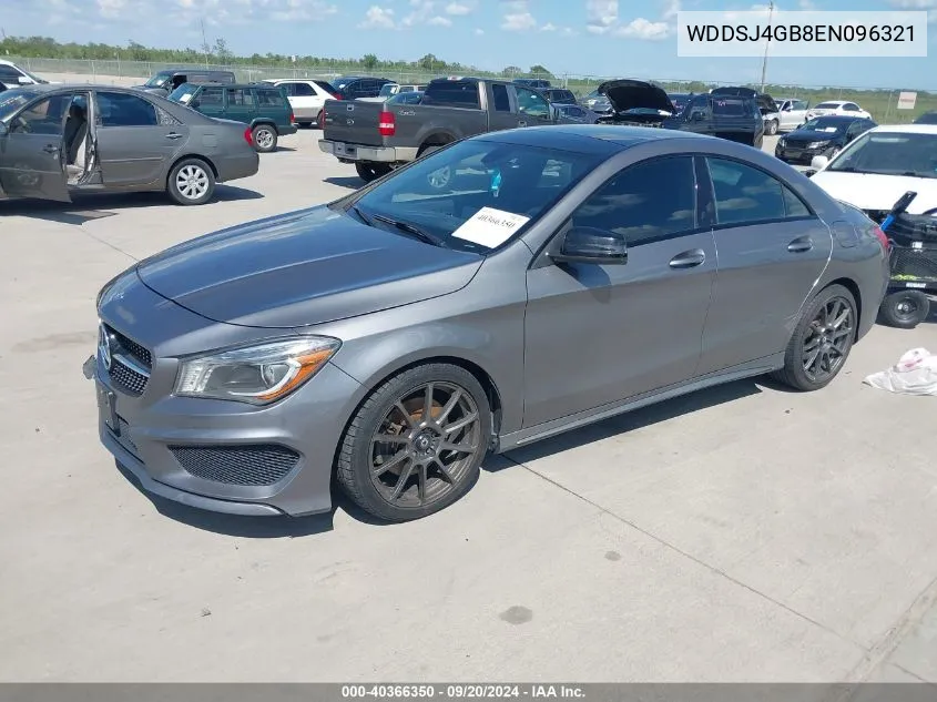 2014 Mercedes-Benz Cla 250 4Matic VIN: WDDSJ4GB8EN096321 Lot: 40366350