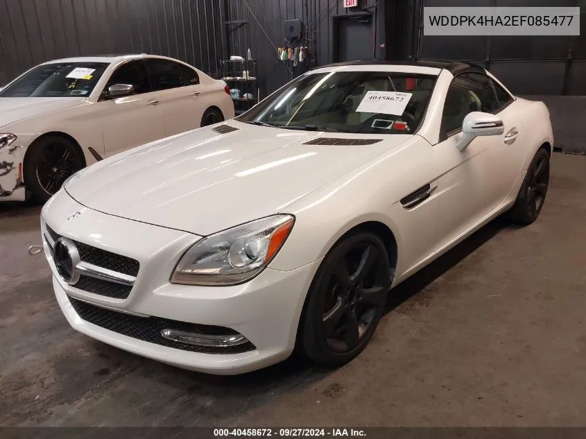 2014 Mercedes-Benz Slk 250 VIN: WDDPK4HA2EF085477 Lot: 40458672