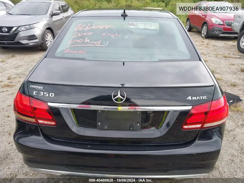 WDDHF8JB0EA907936 2014 Mercedes-Benz E 350 4Matic