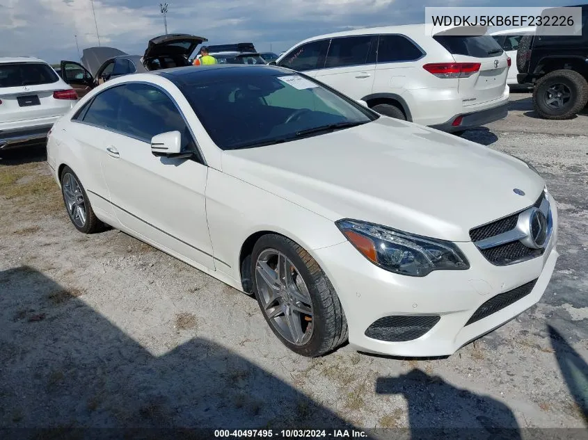 2014 Mercedes-Benz E 350 VIN: WDDKJ5KB6EF232226 Lot: 40497495