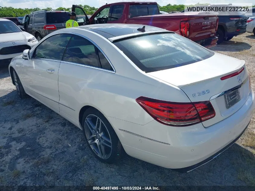 2014 Mercedes-Benz E 350 VIN: WDDKJ5KB6EF232226 Lot: 40497495