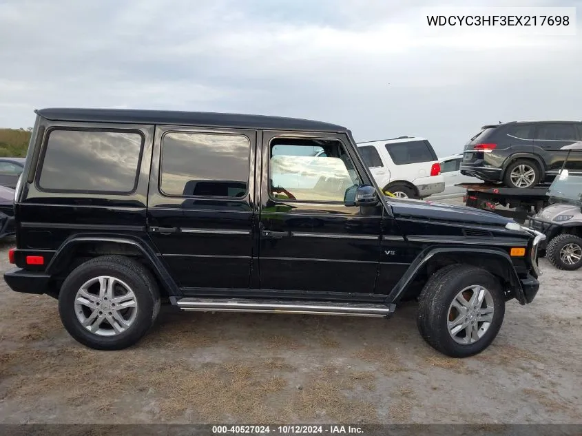 2014 Mercedes-Benz G 550 4Matic VIN: WDCYC3HF3EX217698 Lot: 40527024