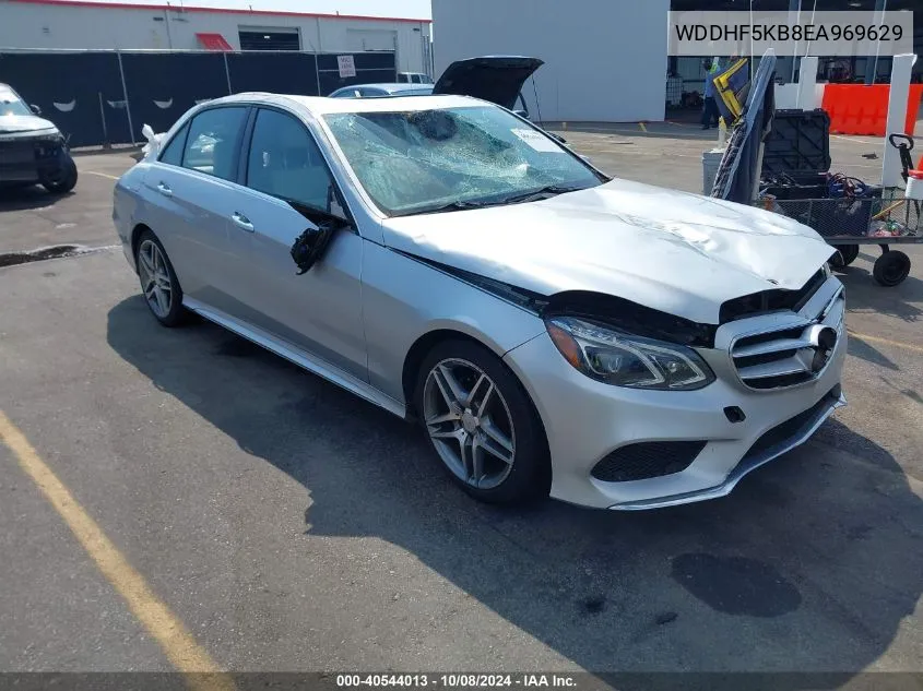 2014 Mercedes-Benz E 350 VIN: WDDHF5KB8EA969629 Lot: 40544013