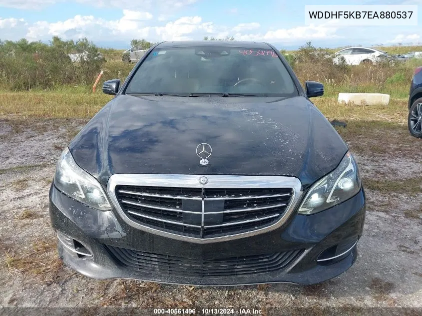 2014 Mercedes-Benz E 350 VIN: WDDHF5KB7EA880537 Lot: 40561496