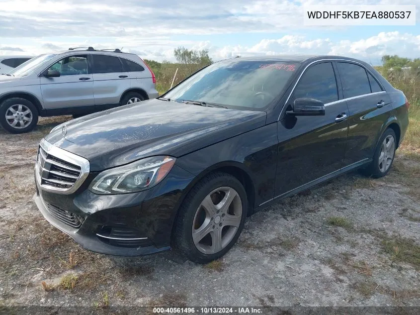 2014 Mercedes-Benz E 350 VIN: WDDHF5KB7EA880537 Lot: 40561496