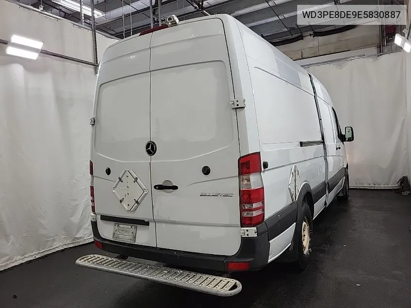 2014 Mercedes-Benz Sprinter 2500 High Roof VIN: WD3PE8DE9E5830887 Lot: 40595565