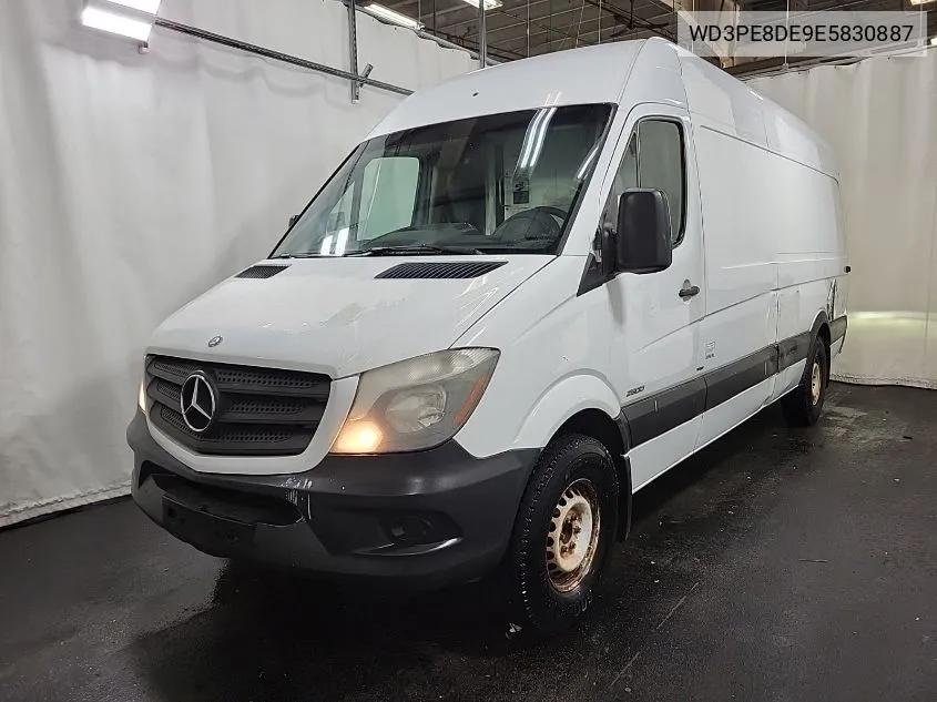 2014 Mercedes-Benz Sprinter 2500 High Roof VIN: WD3PE8DE9E5830887 Lot: 40595565