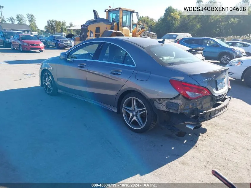 2014 Mercedes-Benz Cla 250 4Matic VIN: WDDSJ4GBXEN104628 Lot: 40604719