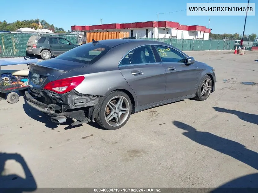 2014 Mercedes-Benz Cla 250 4Matic VIN: WDDSJ4GBXEN104628 Lot: 40604719