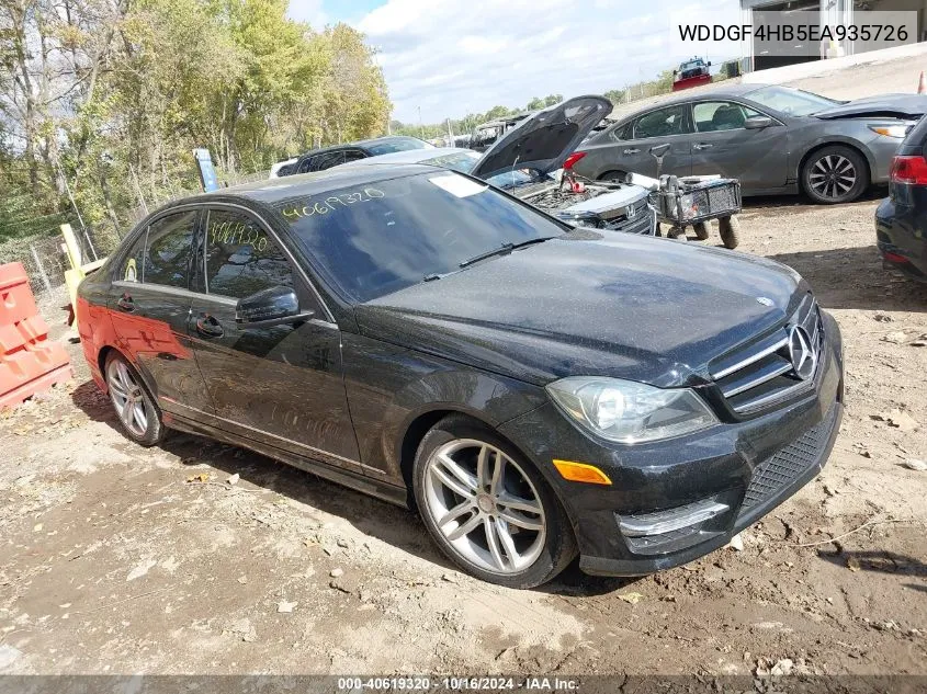 2014 Mercedes-Benz C 250 Luxury/Sport VIN: WDDGF4HB5EA935726 Lot: 40619320