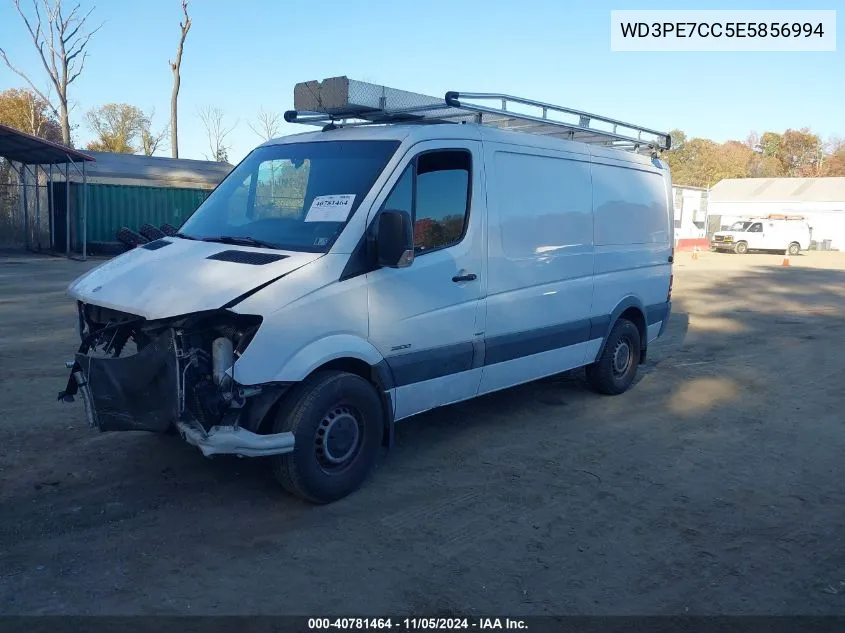 2014 Mercedes-Benz Sprinter 2500 Normal Roof VIN: WD3PE7CC5E5856994 Lot: 40781464