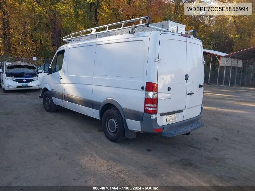 2014 Mercedes-Benz Sprinter 2500 Normal Roof VIN: WD3PE7CC5E5856994 Lot: 40781464