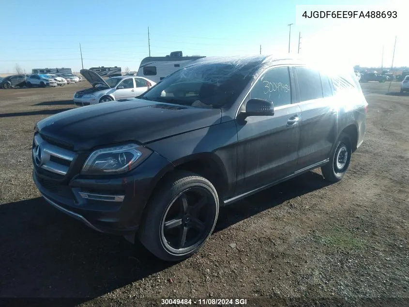 2015 Mercedes-Benz Gl 450 4Matic VIN: 4JGDF6EE9FA488693 Lot: 30049484