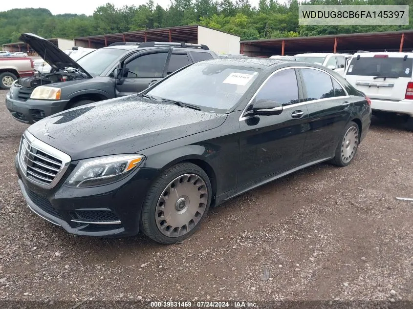 2015 Mercedes-Benz S 550 VIN: WDDUG8CB6FA145397 Lot: 39831469