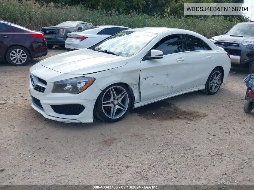 2015 Mercedes-Benz Cla 250 VIN: WDDSJ4EB6FN168704 Lot: 40343706