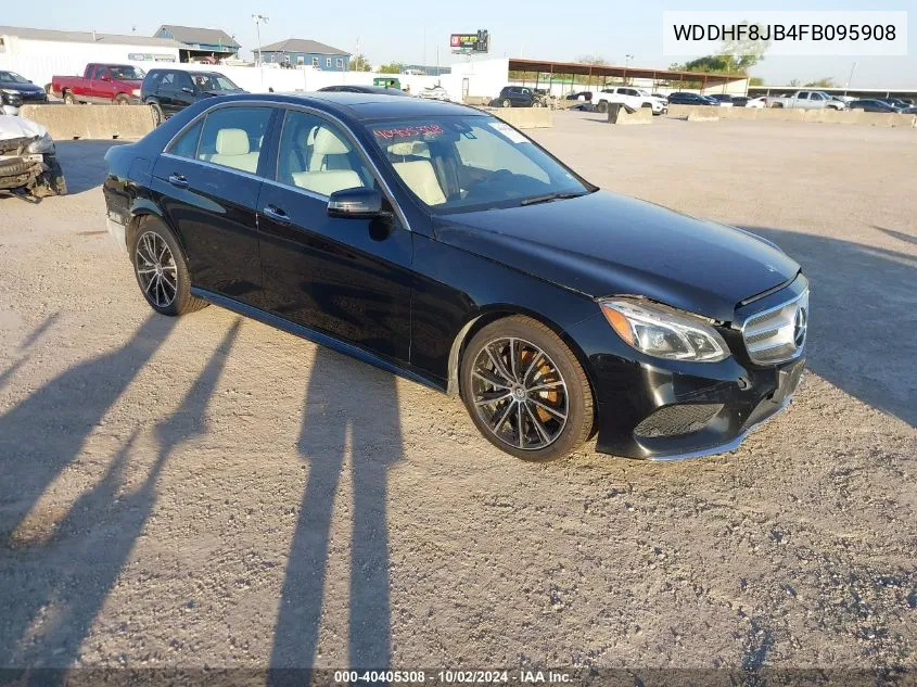 2015 Mercedes-Benz E 350 4Matic VIN: WDDHF8JB4FB095908 Lot: 40405308