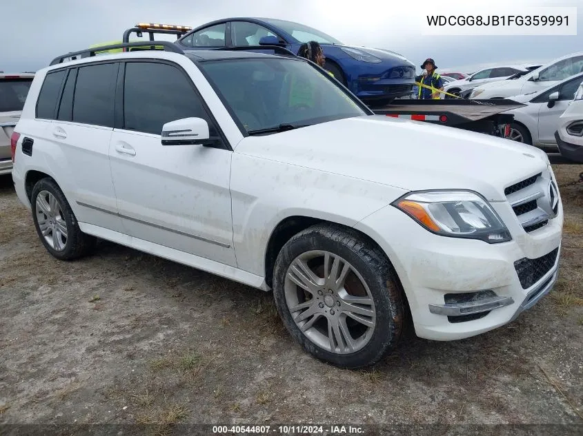 2015 Mercedes-Benz Glk 350 4Matic VIN: WDCGG8JB1FG359991 Lot: 40544807