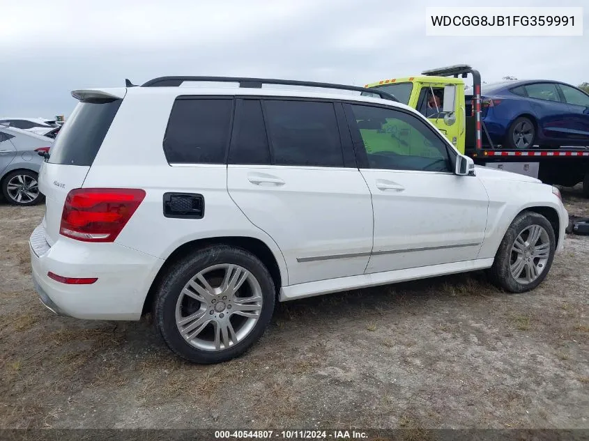 2015 Mercedes-Benz Glk 350 4Matic VIN: WDCGG8JB1FG359991 Lot: 40544807