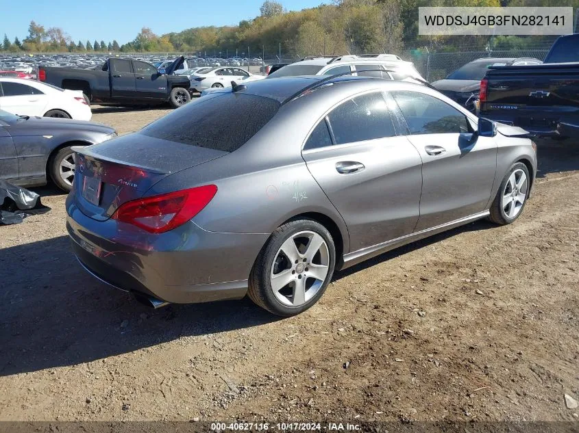 2015 Mercedes-Benz Cla 250 4Matic VIN: WDDSJ4GB3FN282141 Lot: 40627116