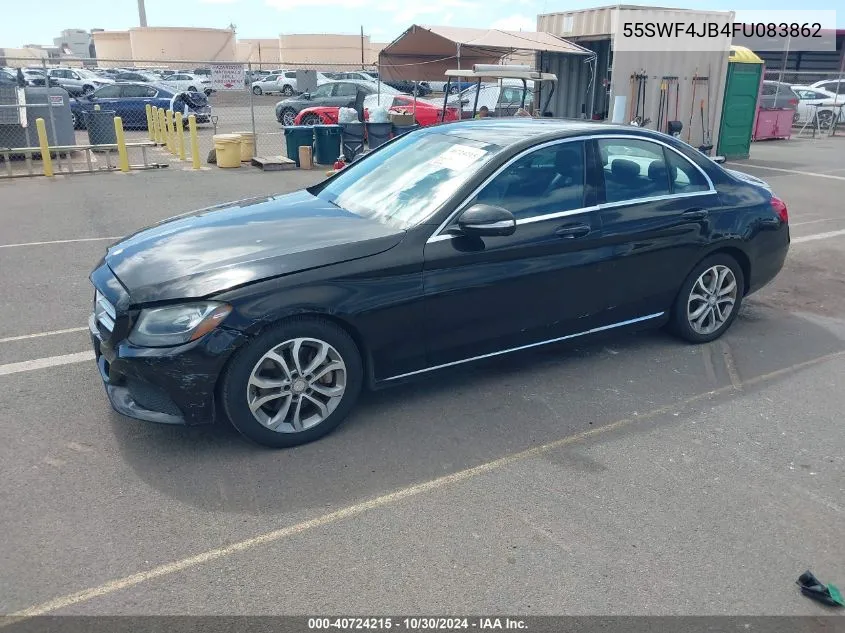 2015 Mercedes-Benz C 300 VIN: 55SWF4JB4FU083862 Lot: 40724215