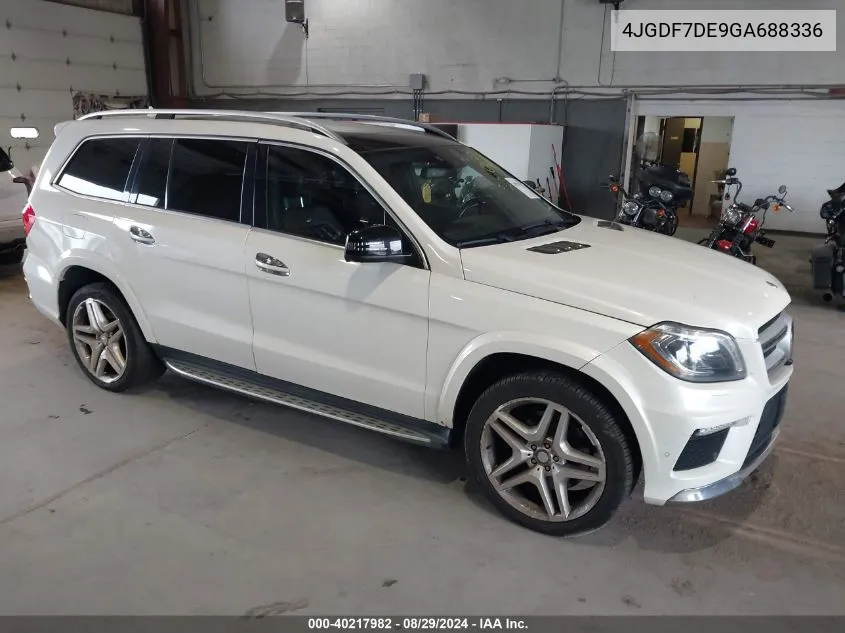 2016 Mercedes-Benz Gl 550 4Matic VIN: 4JGDF7DE9GA688336 Lot: 40217982