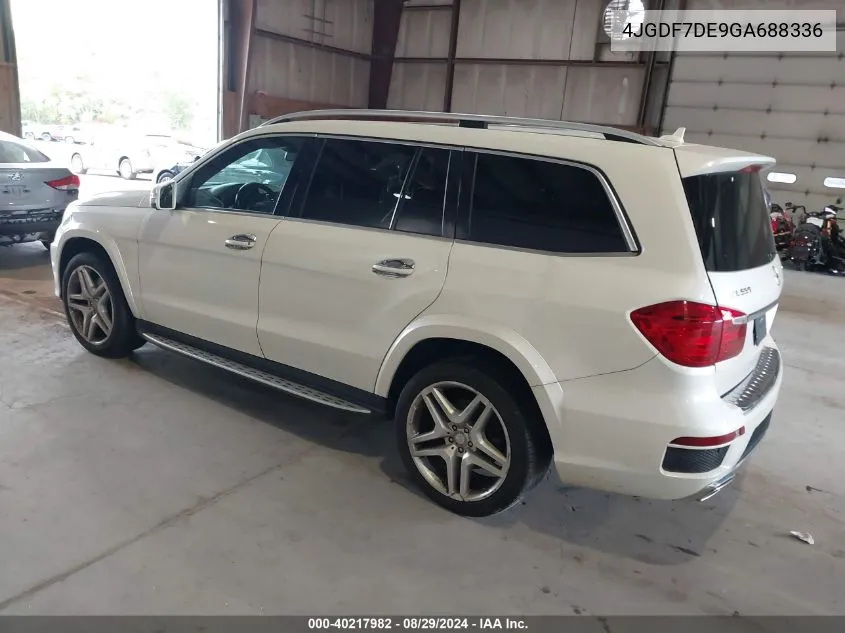 2016 Mercedes-Benz Gl 550 4Matic VIN: 4JGDF7DE9GA688336 Lot: 40217982