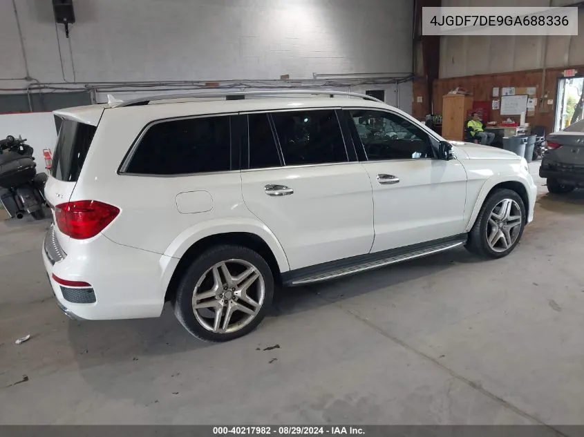 2016 Mercedes-Benz Gl 550 4Matic VIN: 4JGDF7DE9GA688336 Lot: 40217982