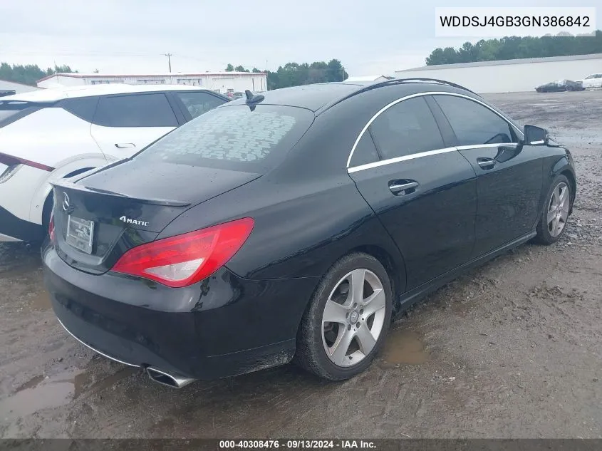 WDDSJ4GB3GN386842 2016 Mercedes-Benz Cla 250 4Matic