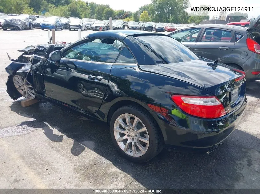 2016 Mercedes-Benz Slk 300 VIN: WDDPK3JA3GF124911 Lot: 40369304