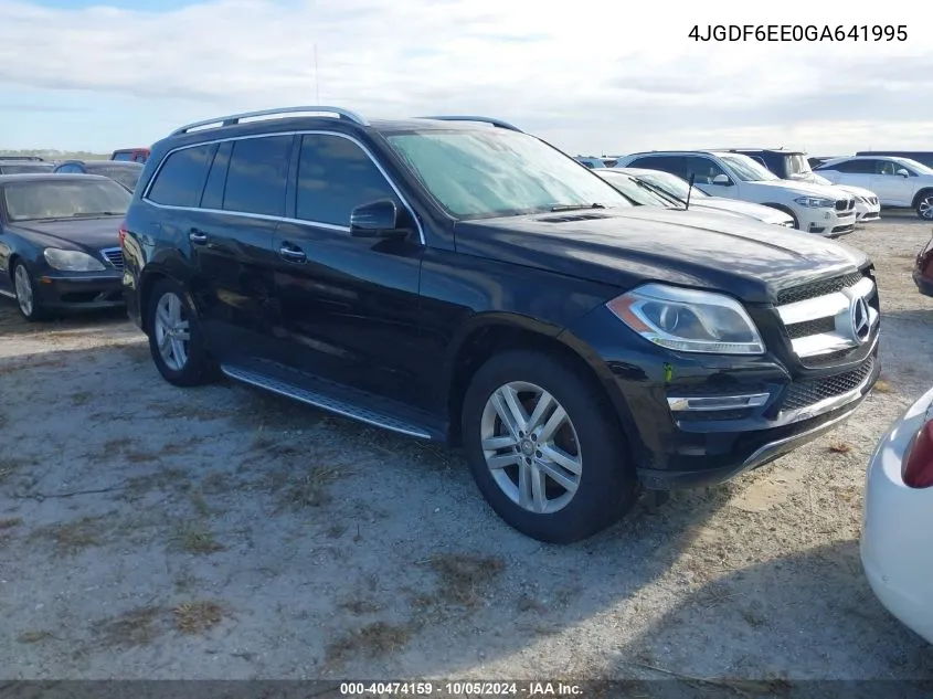 2016 Mercedes-Benz Gl 450 4Matic VIN: 4JGDF6EE0GA641995 Lot: 40474159