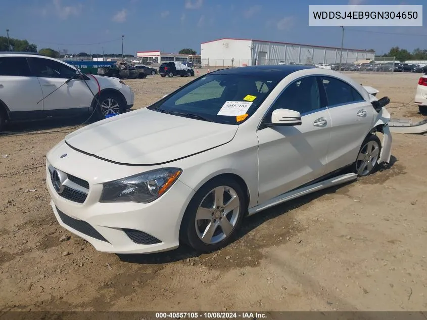 2016 Mercedes-Benz Cla 250 VIN: WDDSJ4EB9GN304650 Lot: 40557105