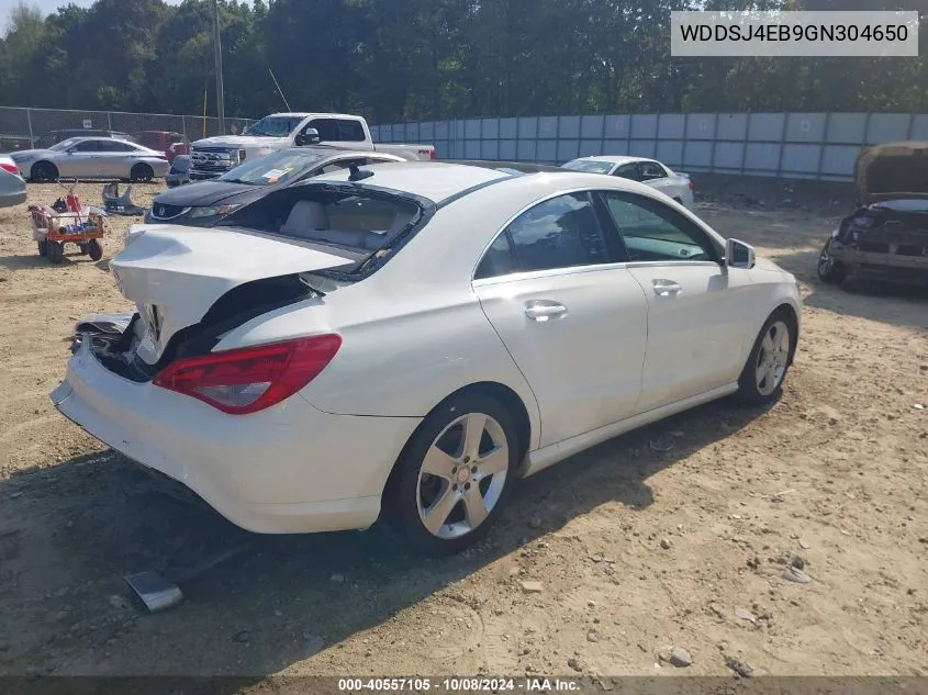 2016 Mercedes-Benz Cla 250 VIN: WDDSJ4EB9GN304650 Lot: 40557105