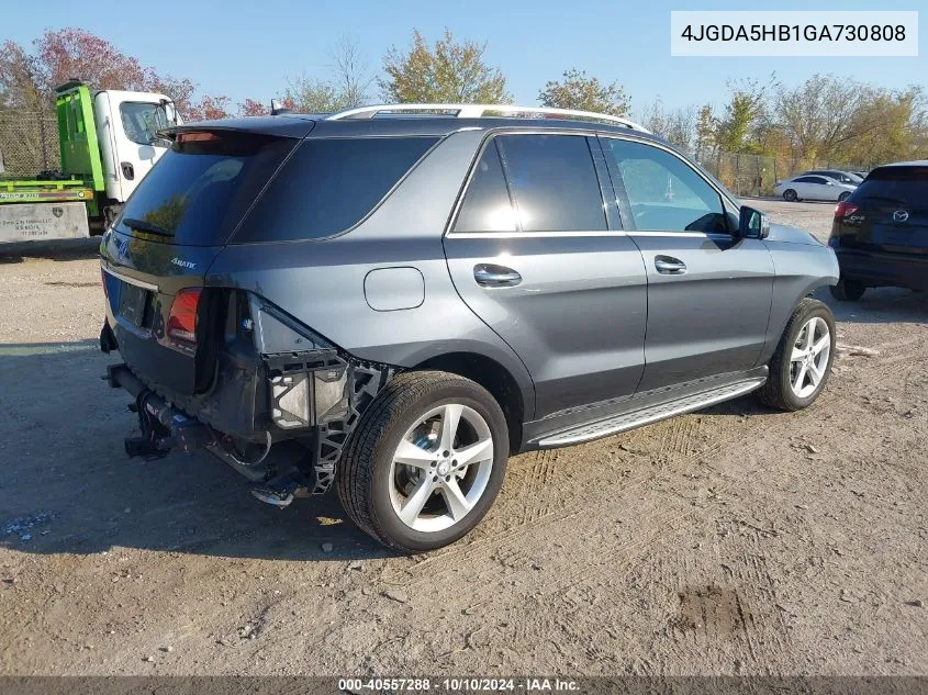 2016 Mercedes-Benz Gle 350 4Matic VIN: 4JGDA5HB1GA730808 Lot: 40557288