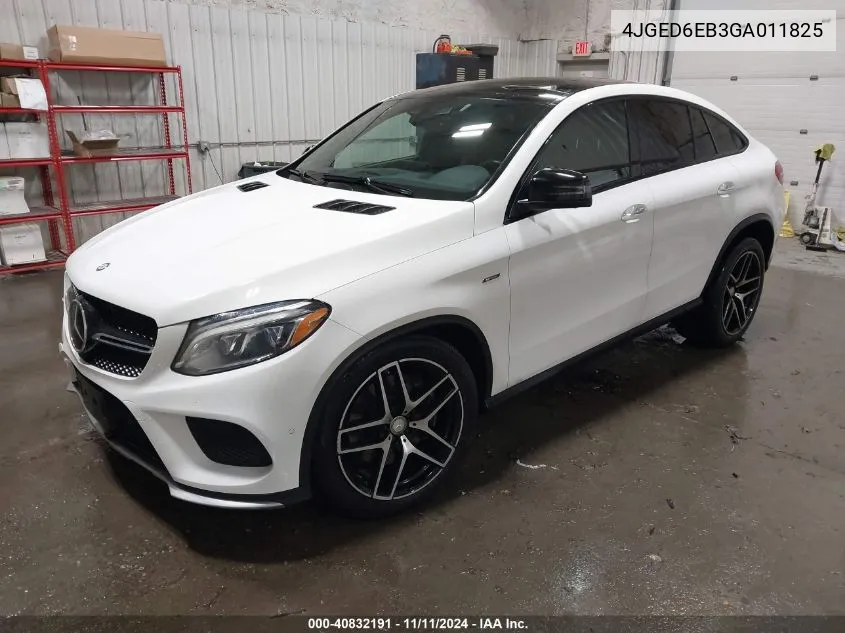 2016 Mercedes-Benz Gle 450 Amg Coupe 4Matic VIN: 4JGED6EB3GA011825 Lot: 40832191