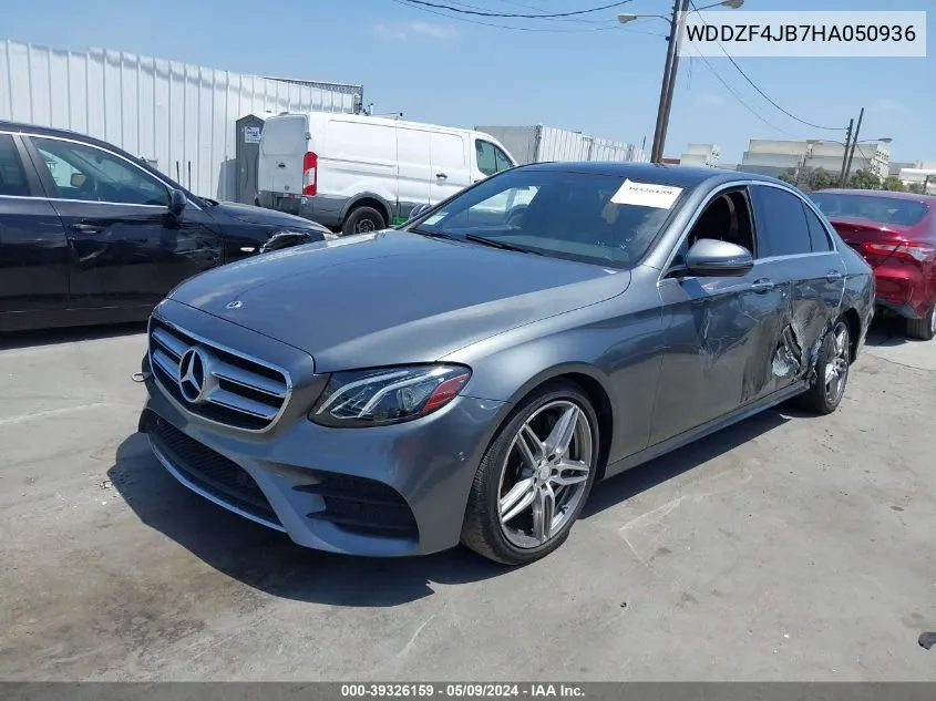 2017 Mercedes-Benz E 300 VIN: WDDZF4JB7HA050936 Lot: 39326159