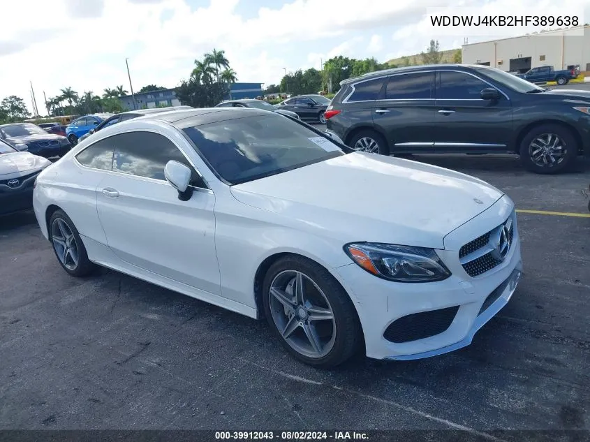 2017 Mercedes-Benz C 300 4Matic VIN: WDDWJ4KB2HF389638 Lot: 39912043