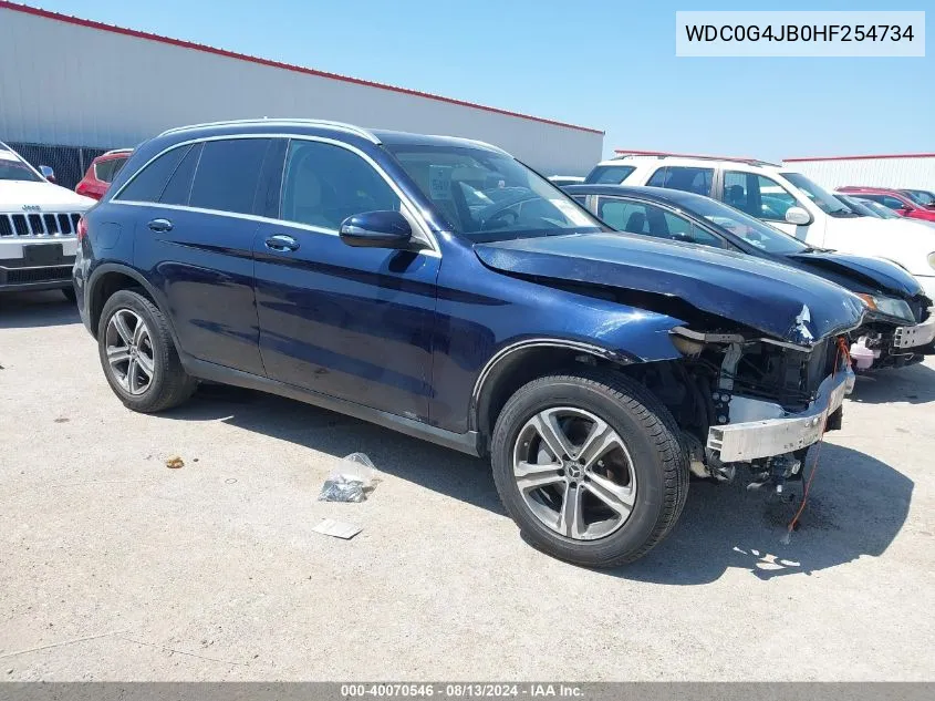 2017 Mercedes-Benz Glc 300 VIN: WDC0G4JB0HF254734 Lot: 40070546