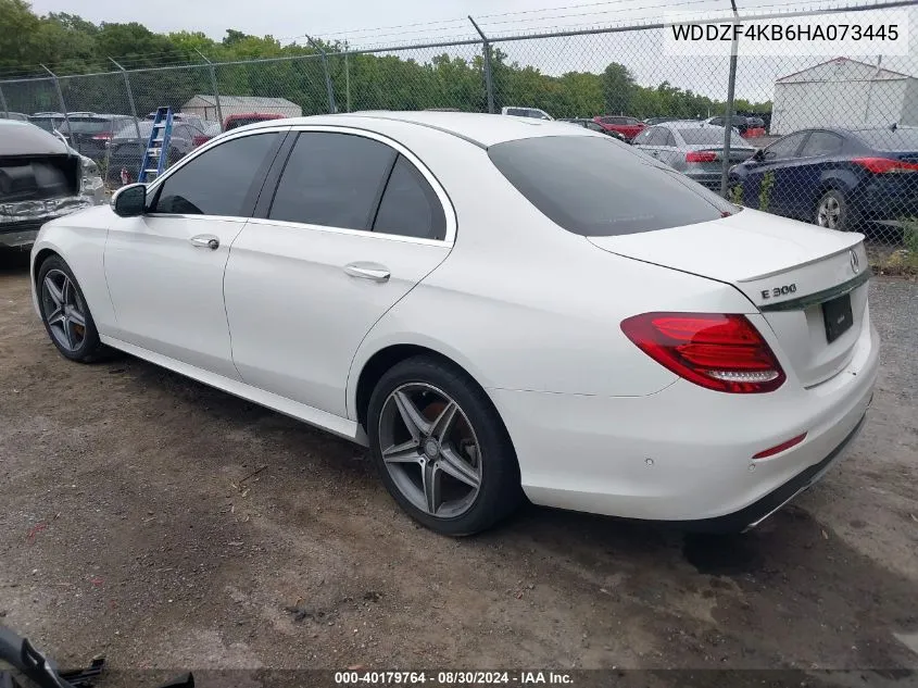 2017 Mercedes-Benz E 300 4Matic VIN: WDDZF4KB6HA073445 Lot: 40179764