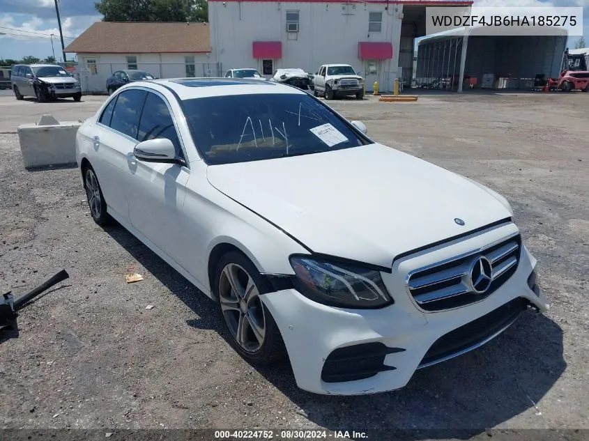 2017 Mercedes-Benz E 300 VIN: WDDZF4JB6HA185275 Lot: 40224752