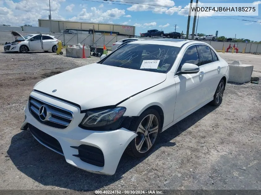 2017 Mercedes-Benz E 300 VIN: WDDZF4JB6HA185275 Lot: 40224752