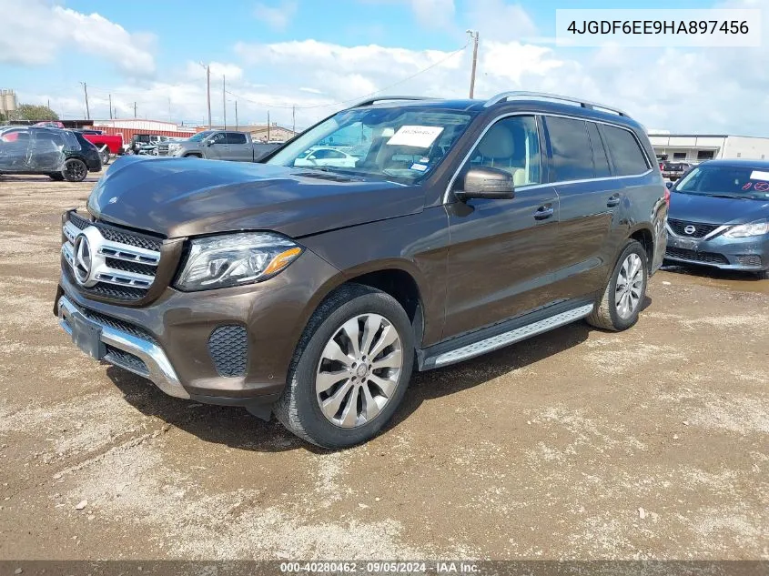 2017 Mercedes-Benz Gls 450 4Matic VIN: 4JGDF6EE9HA897456 Lot: 40280462