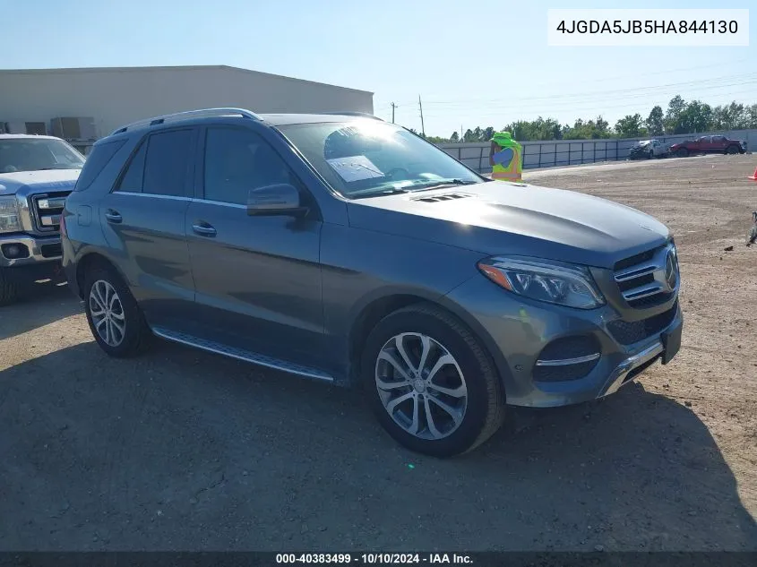 2017 Mercedes-Benz Gle 350 VIN: 4JGDA5JB5HA844130 Lot: 40383499