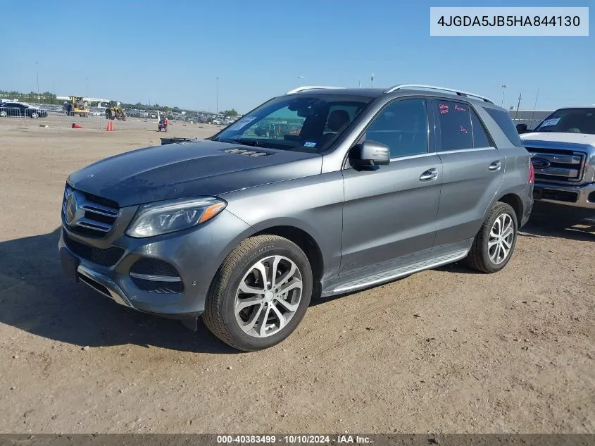 2017 Mercedes-Benz Gle 350 VIN: 4JGDA5JB5HA844130 Lot: 40383499