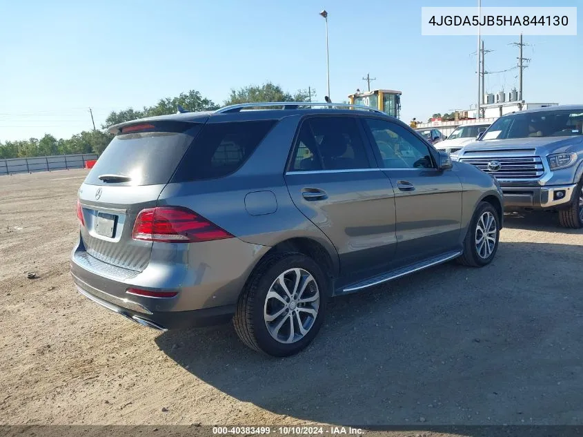 2017 Mercedes-Benz Gle 350 VIN: 4JGDA5JB5HA844130 Lot: 40383499