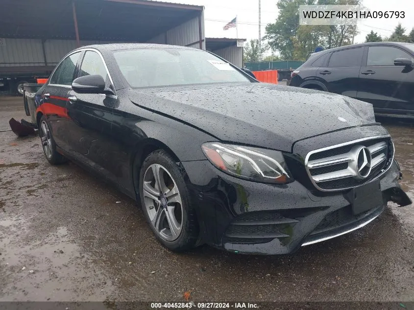 2017 Mercedes-Benz E 300 4Matic VIN: WDDZF4KB1HA096793 Lot: 40452843